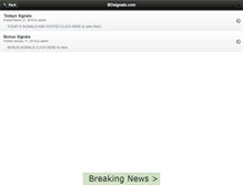 Tablet Screenshot of bosignals.com